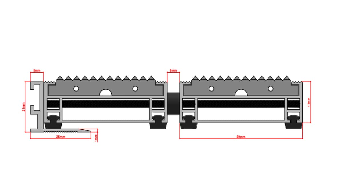System-G 17/50 mm Premium (guma/winyl)