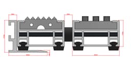 System-G/S 17/30 mm (guma/szczotka) – widok 1